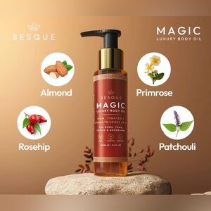 Magic Luxury Body Oil — Almond & Rosehip, Brown